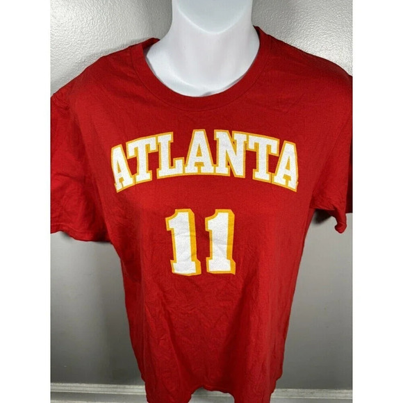 Atlanta Hawks Official Trae Young #11 Icon Swingman T-Shirt Youth XL - Picture 3 of 6